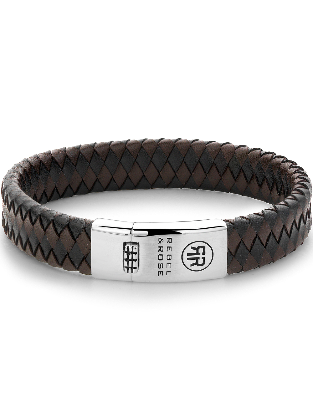 Rebel & Rose RR-L0126-S-L Mens náramek - Braided Flat