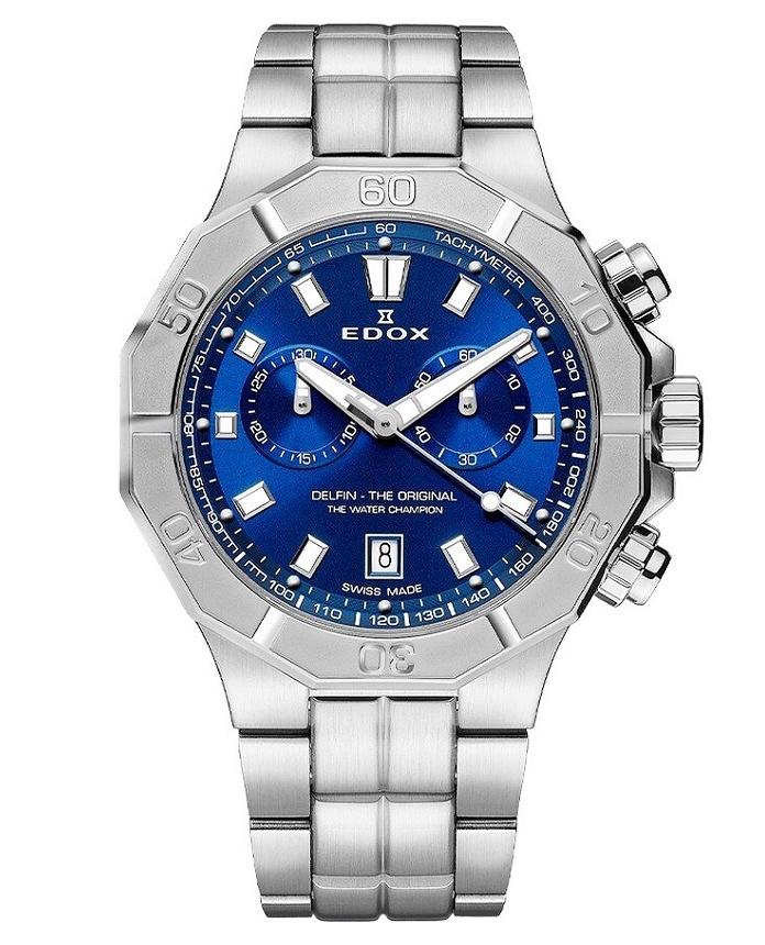 Edox 10113-3M-BUIN Delfin Chronograph 43mm