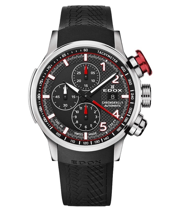 Edox 01129-TRCA-NCAR Chronorally Automatic 45mm