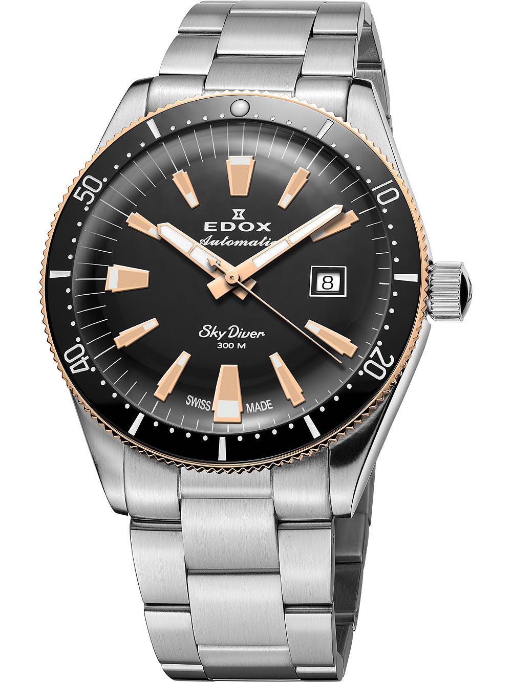 Edox 80126-357RNM-NIRB Skydiver Automatic 42mm + druhý řemínek