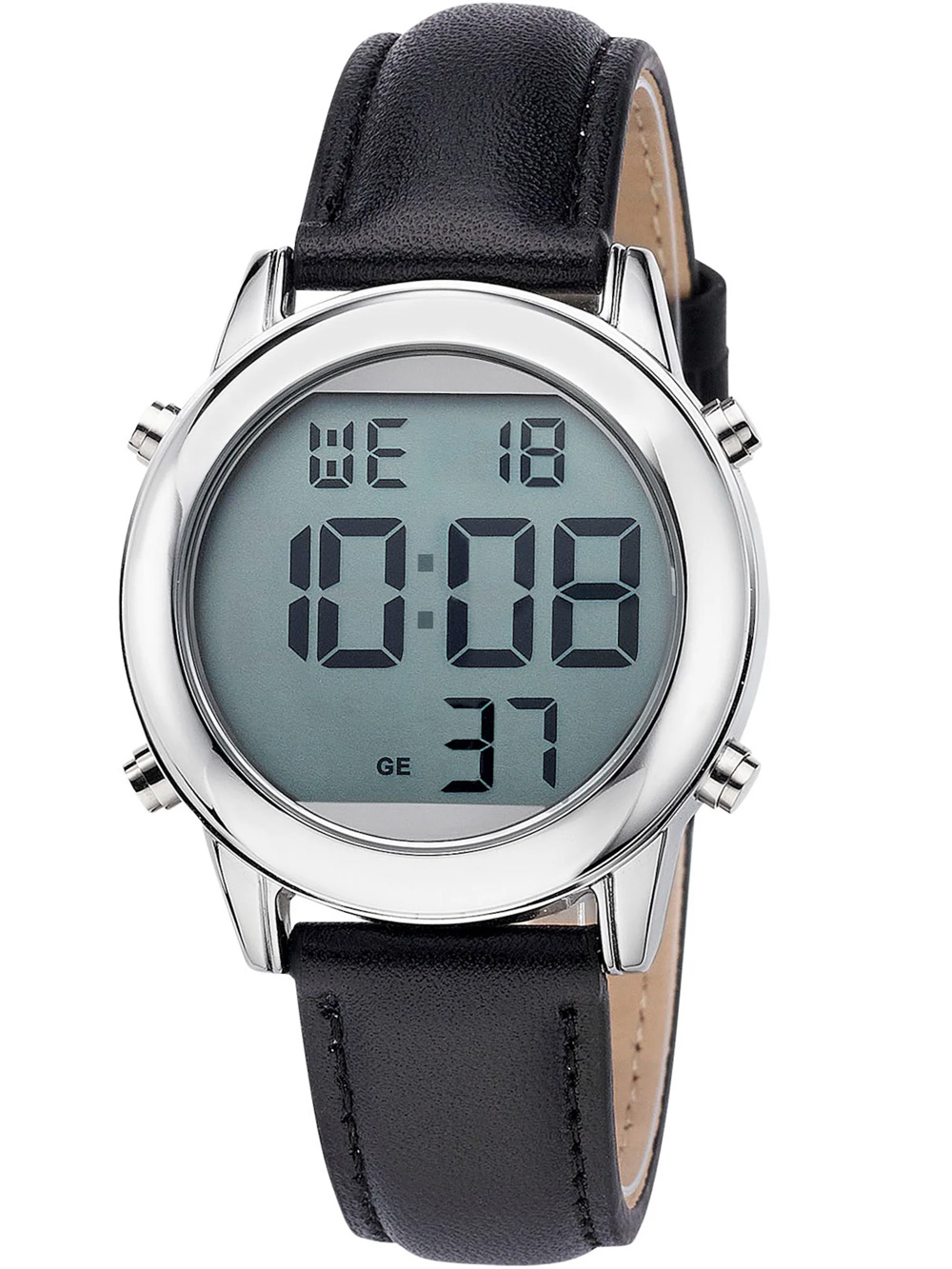 Master Time MTGA-10811-85L Speaking Radio-Controlled Mens 41mm