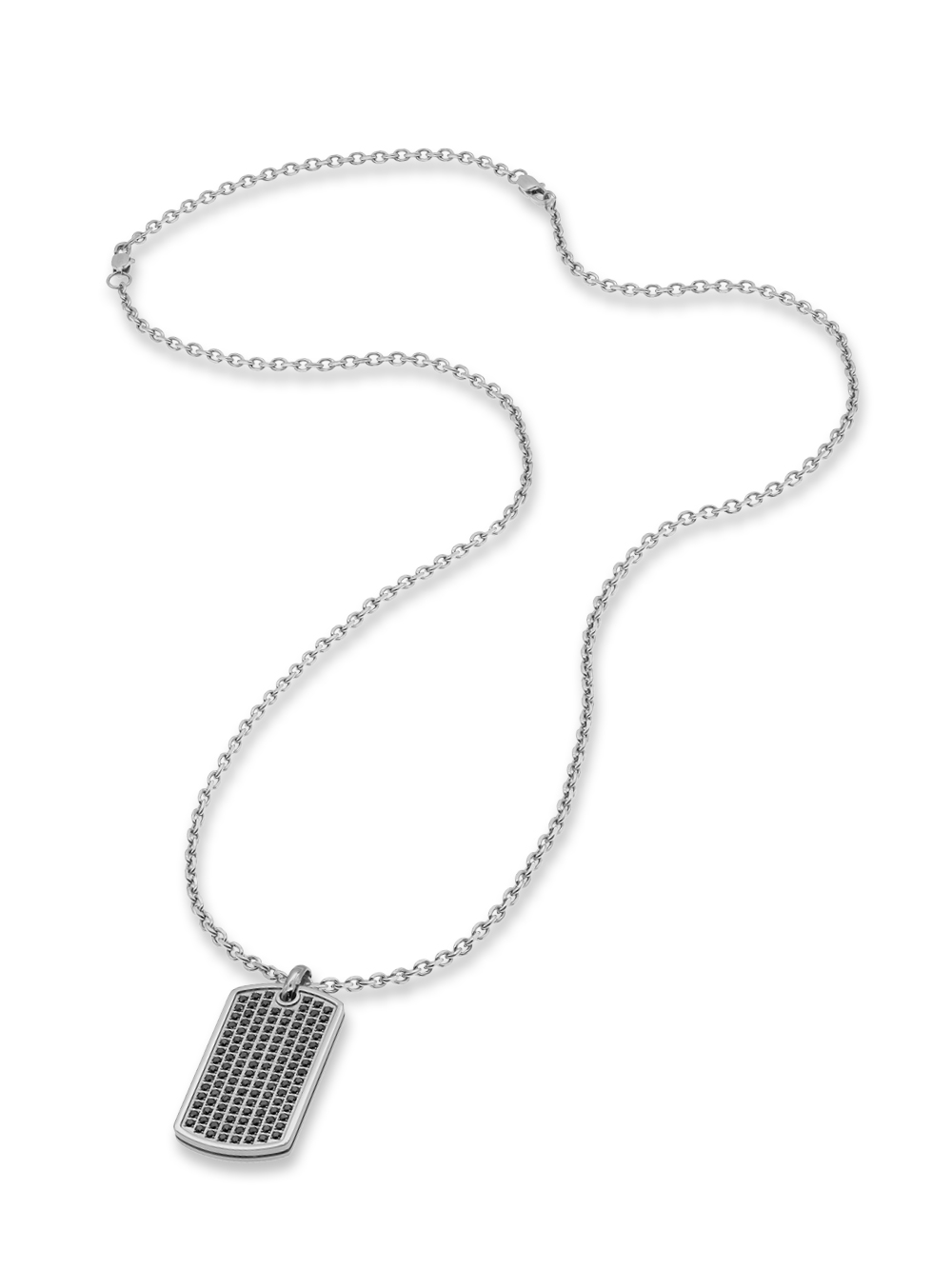 Save Brave SBN-GARETT-ZI-BK Mens Necklace - GARETT