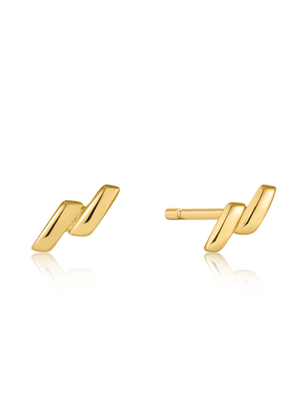 Ania Haie E038-01G Earrings - Smooth Twist