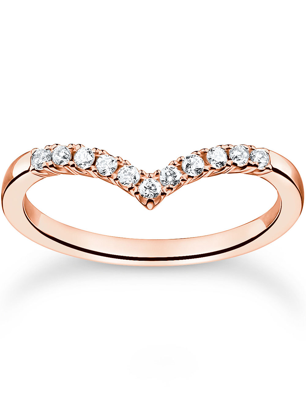 Thomas Sabo TR2394-416-14-52 prstýnek - V Shape