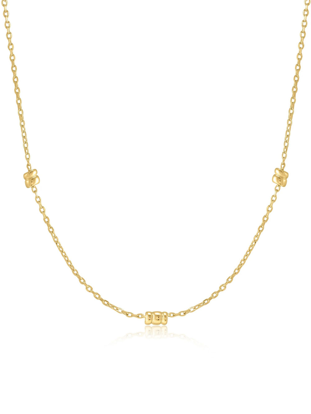 Ania Haie N038-02G Ladies Necklace - Smooth Twist