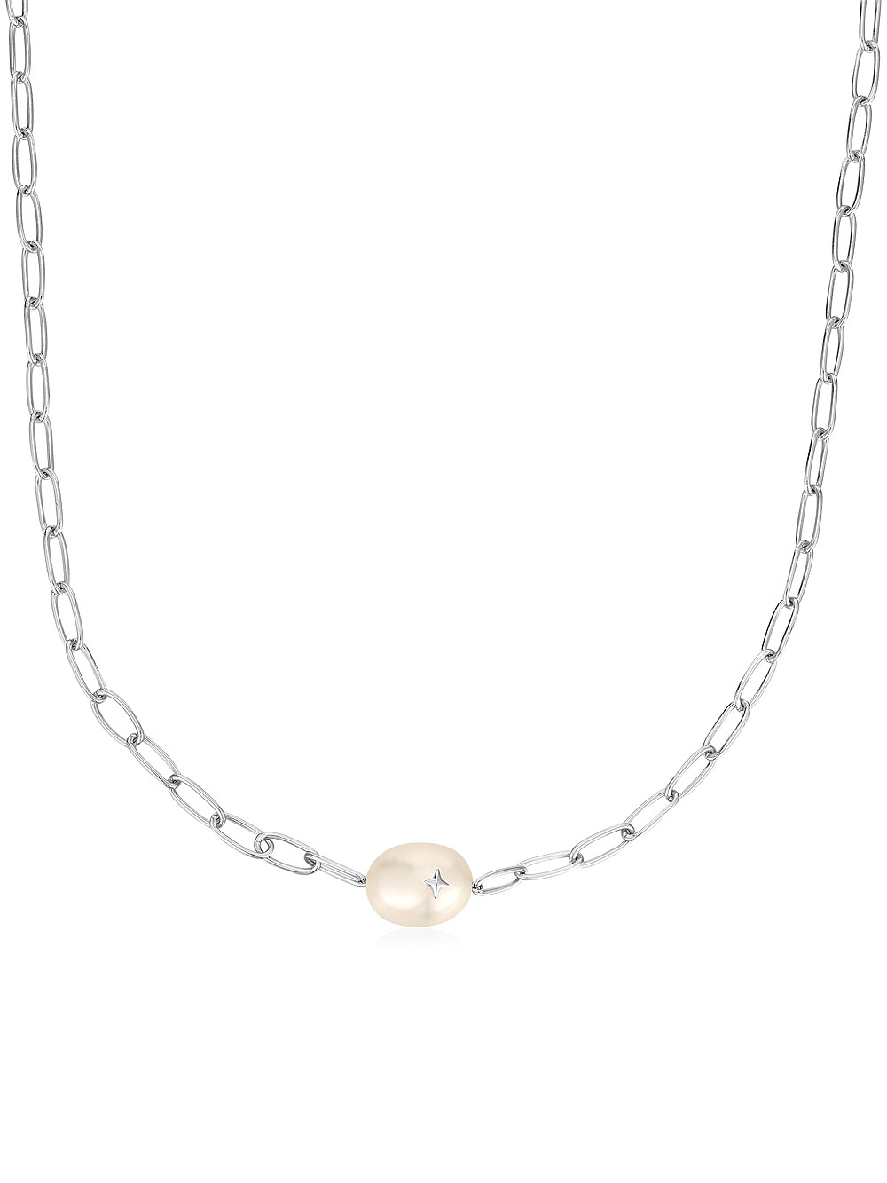 Ania Haie N043-05H Ladies Necklace - Pearl Power