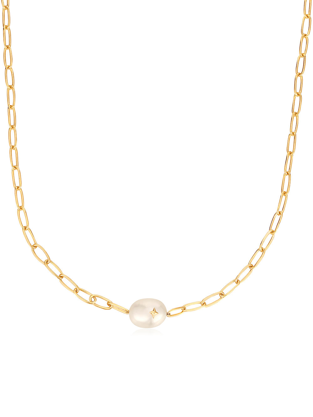 Ania Haie N043-05G Ladies Necklace - Pearl Power