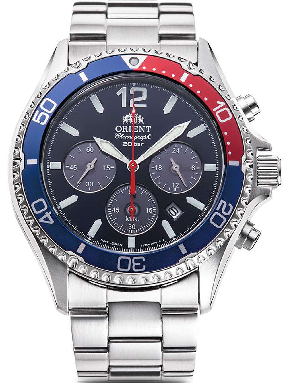 Orient RA-TX0201L10B Mako Chronograph Solar 43mm