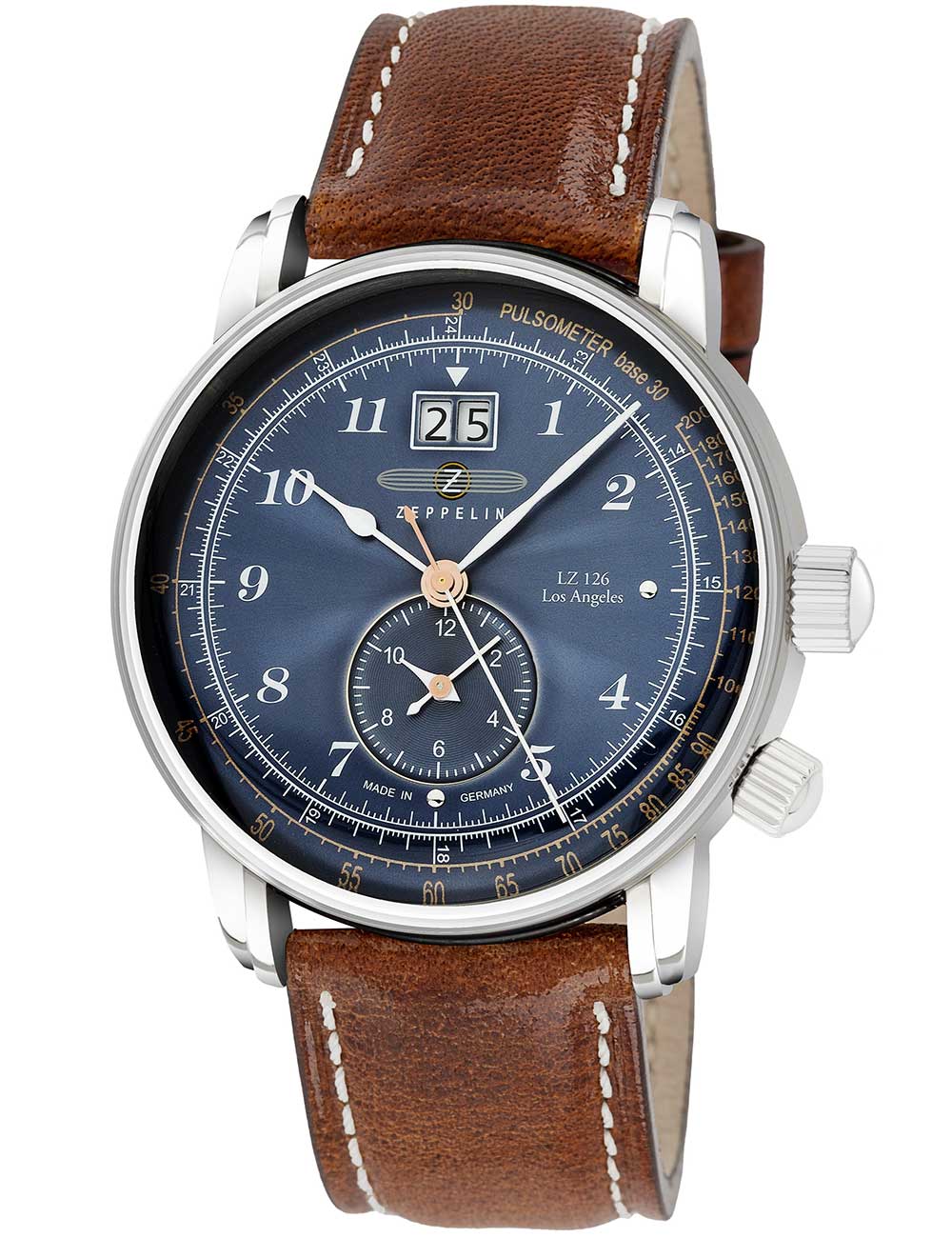 Zeppelin 86443 LZ126 Los Angeles Dual Time - 43 mm