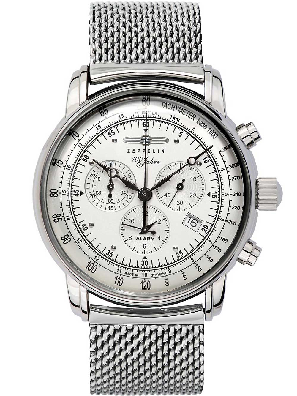 Zeppelin 7680M1 100 Jahre Alarm Chrono - 43 mm