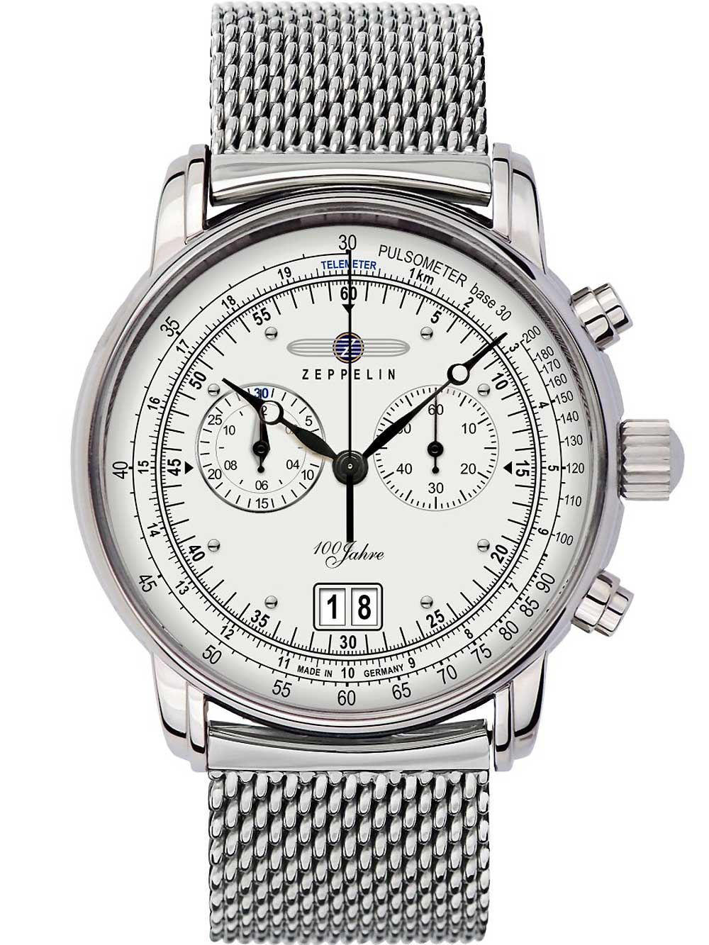 Zeppelin 7690M1 100 Jahre Big-Date Chrono - 43 mm