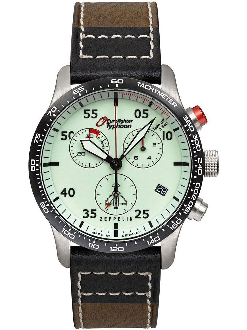 Zeppelin 72985 Eurofighter Typhoon quartz 43mm