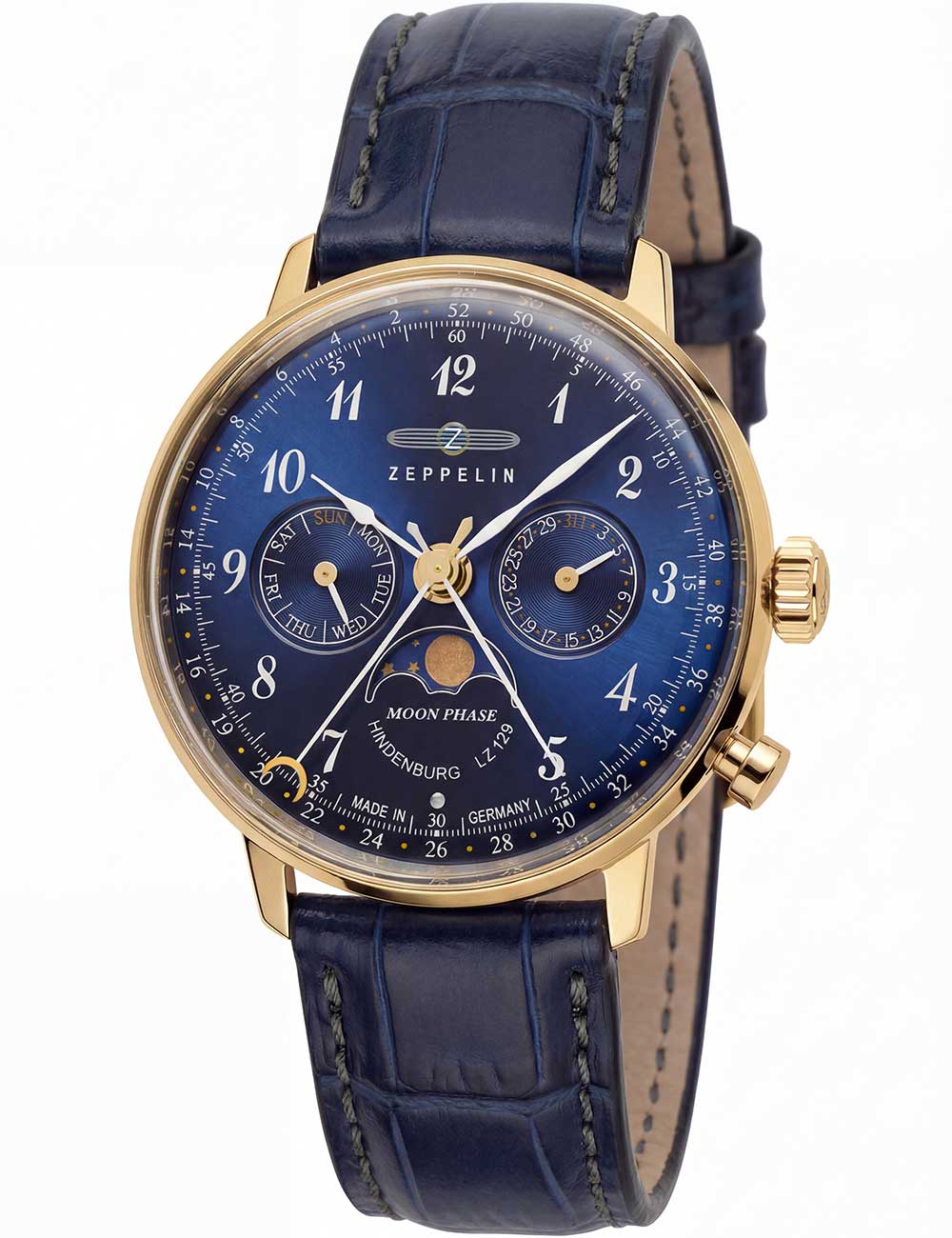 Zeppelin 70392 LZ129 Hindenburg Moonphase 36mm