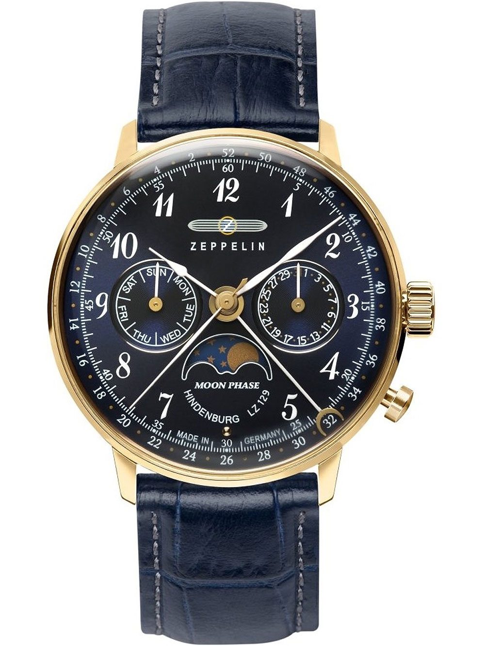 Zeppelin 70392 LZ129 Hindenburg Moonphase 36mm