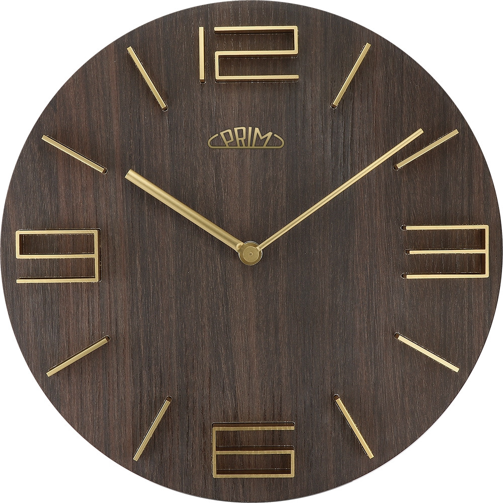 Nástěnné hodiny PRIM Timber Breezy II