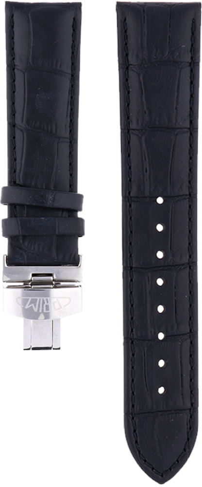 PRIM Řemínek RB.15705, XL - Tourbillon, Černá - 22 mm