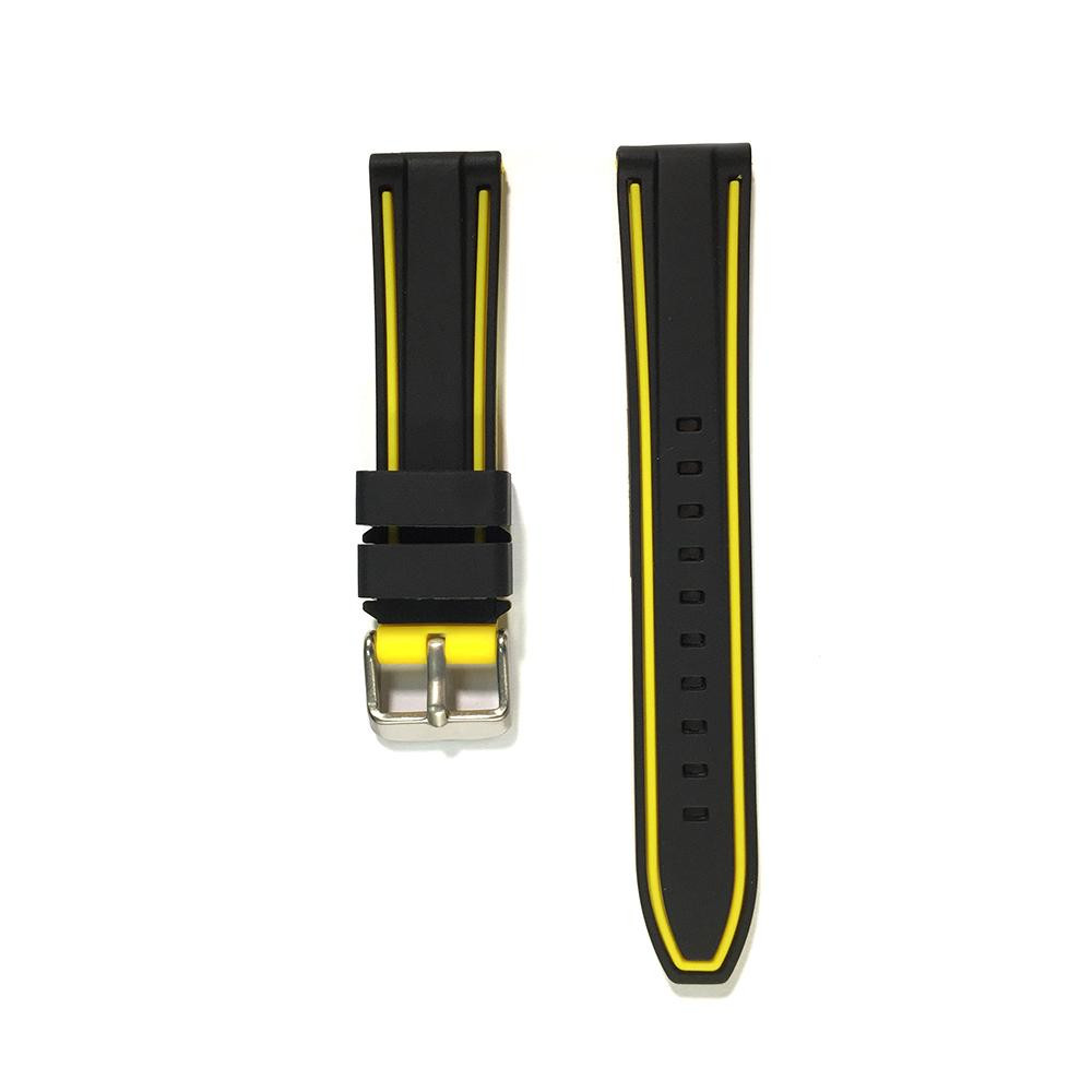 PRIM Řemínek RJ.15326.9010, Žlutá, Černá - 24 mm