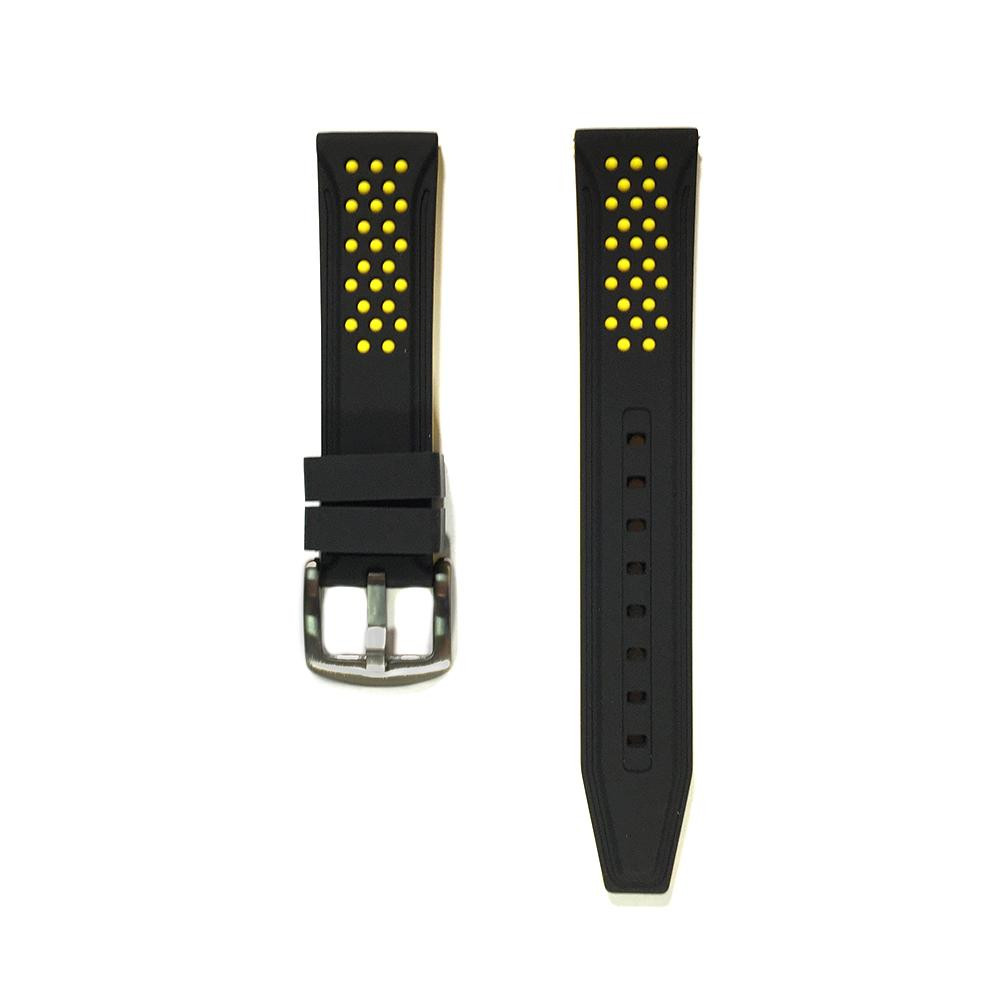 PRIM Řemínek RJ.15327.9010, Žlutá, Černá - 24 mm