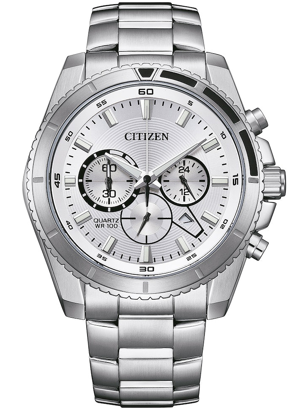 Citizen AN8200-50A Quartz Chronograph 44mm