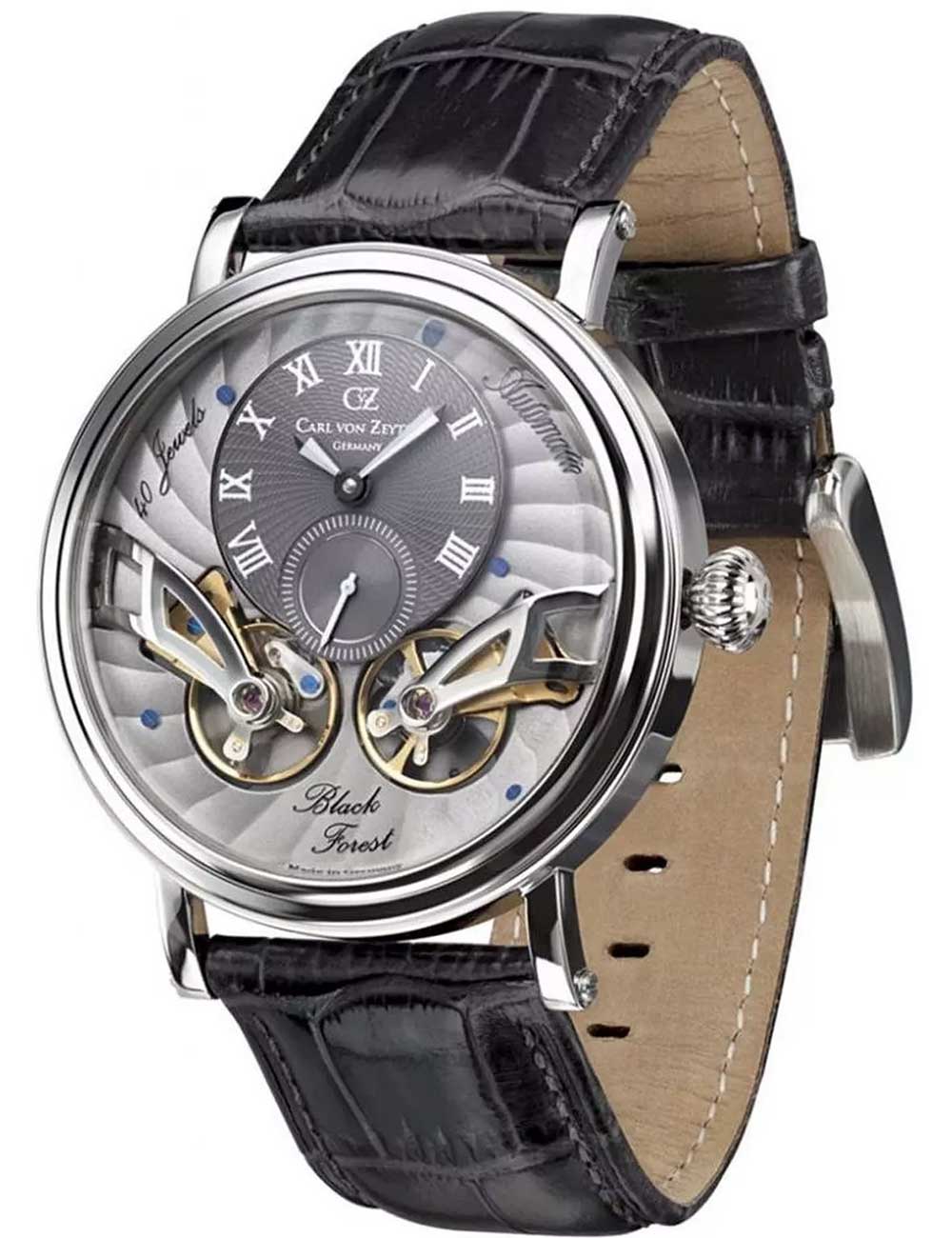 Carl von Zeyten CVZ0017SGYS Black Forest Automatik 46mm