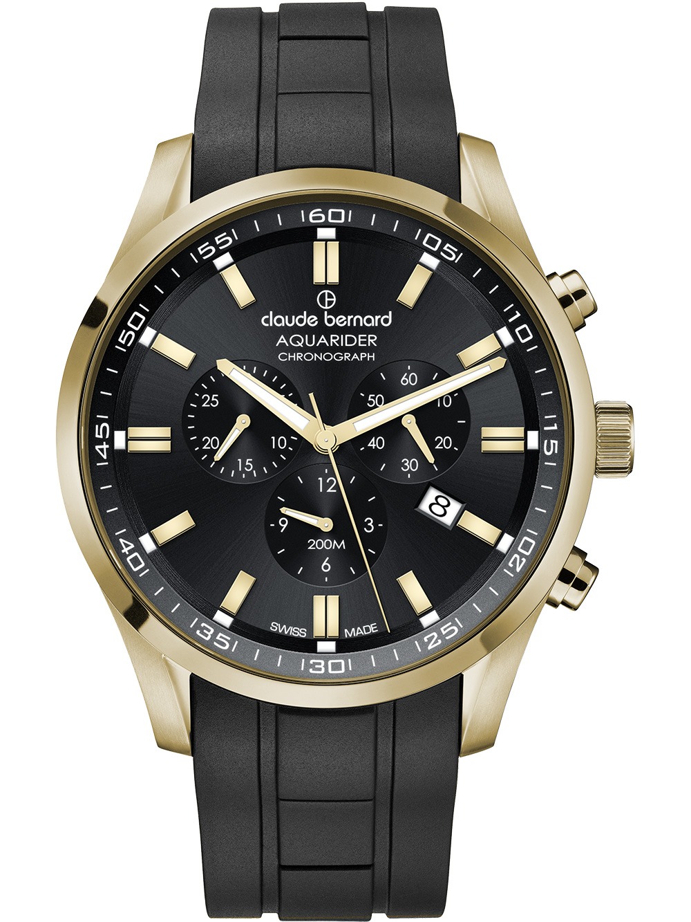 Claude Bernard 10222-37JCA-NID Aquarider Chronograph 44mm 20ATM