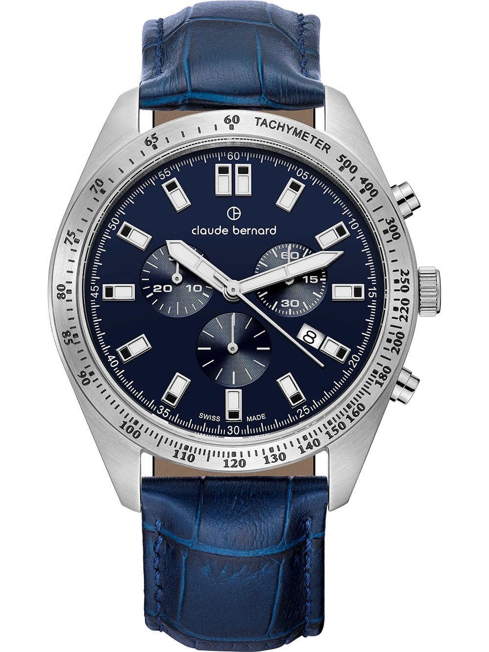 Claude Bernard 10247-3C-BUIN ST50 Chronograph 44mm 5ATM