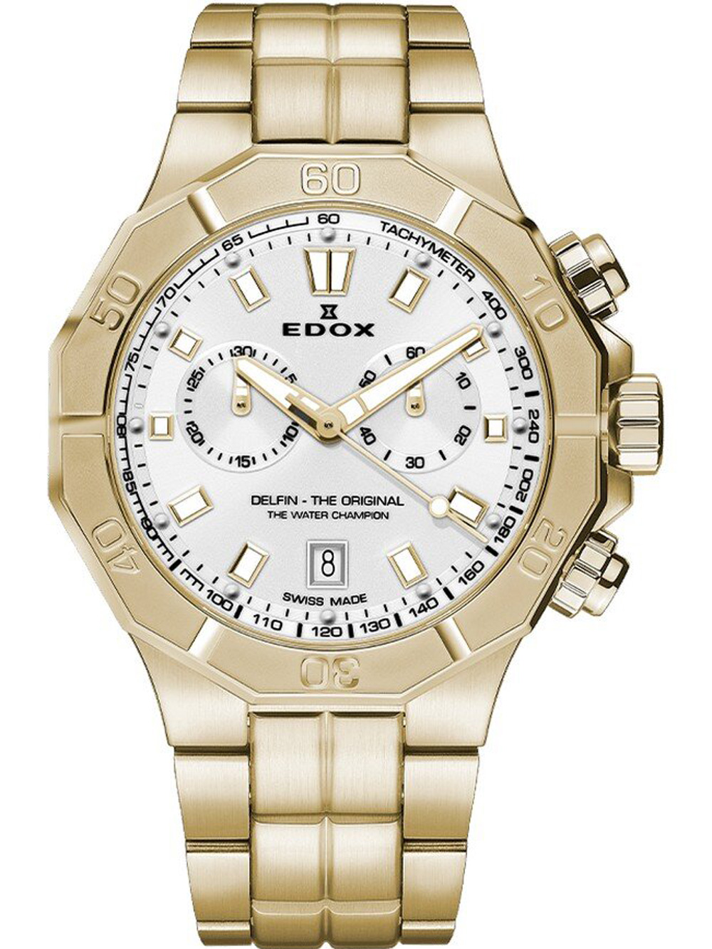 Edox 10113-37JM-AID Delfin Chronograph 43mm