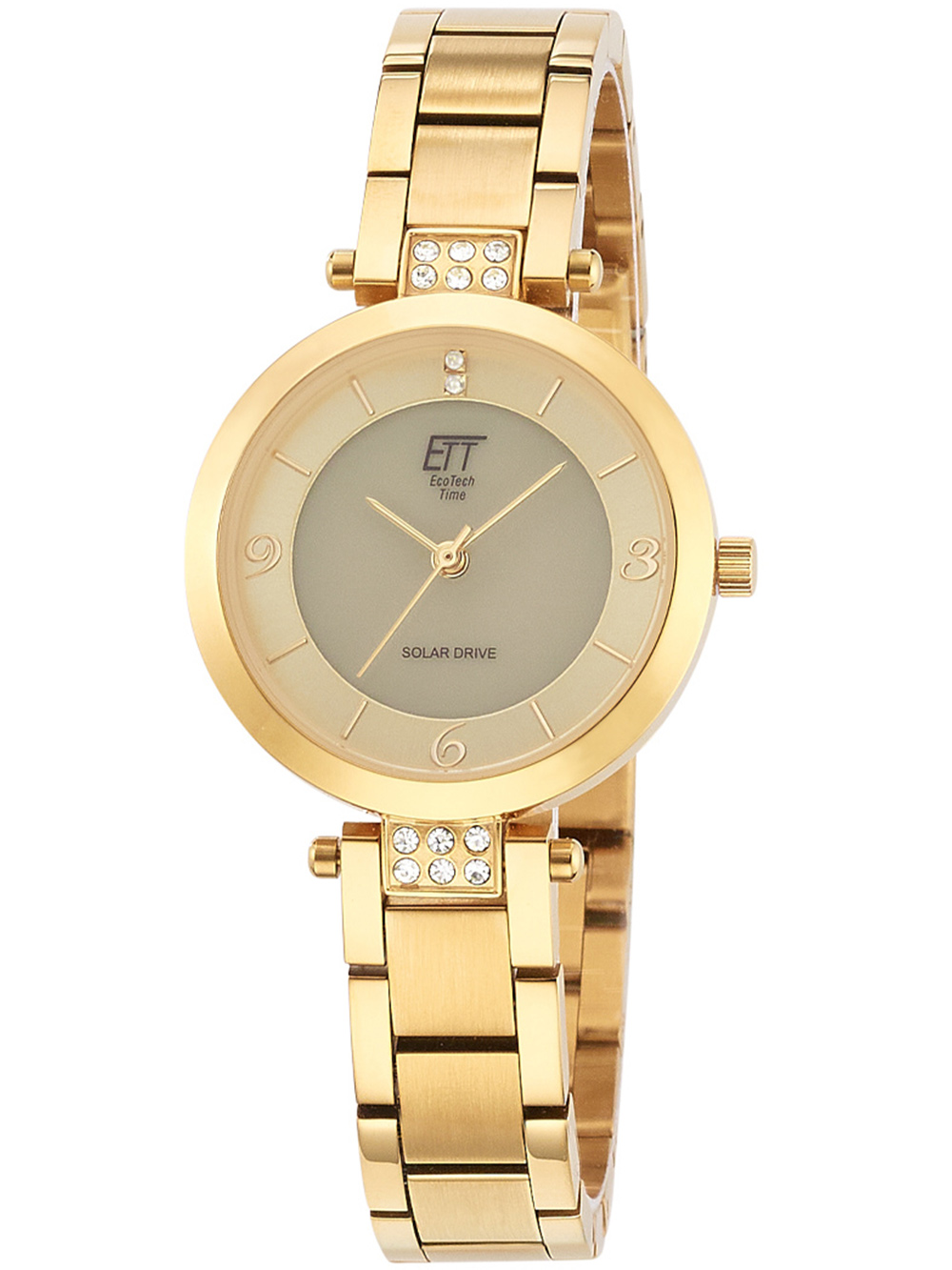ETT Eco Tech Time ELS-12141-62M Diamond Lady Solar Drive 30mm 5ATM