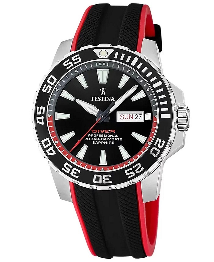Festina F20662/3 Professional Diver Day-Date 45mm 20ATM