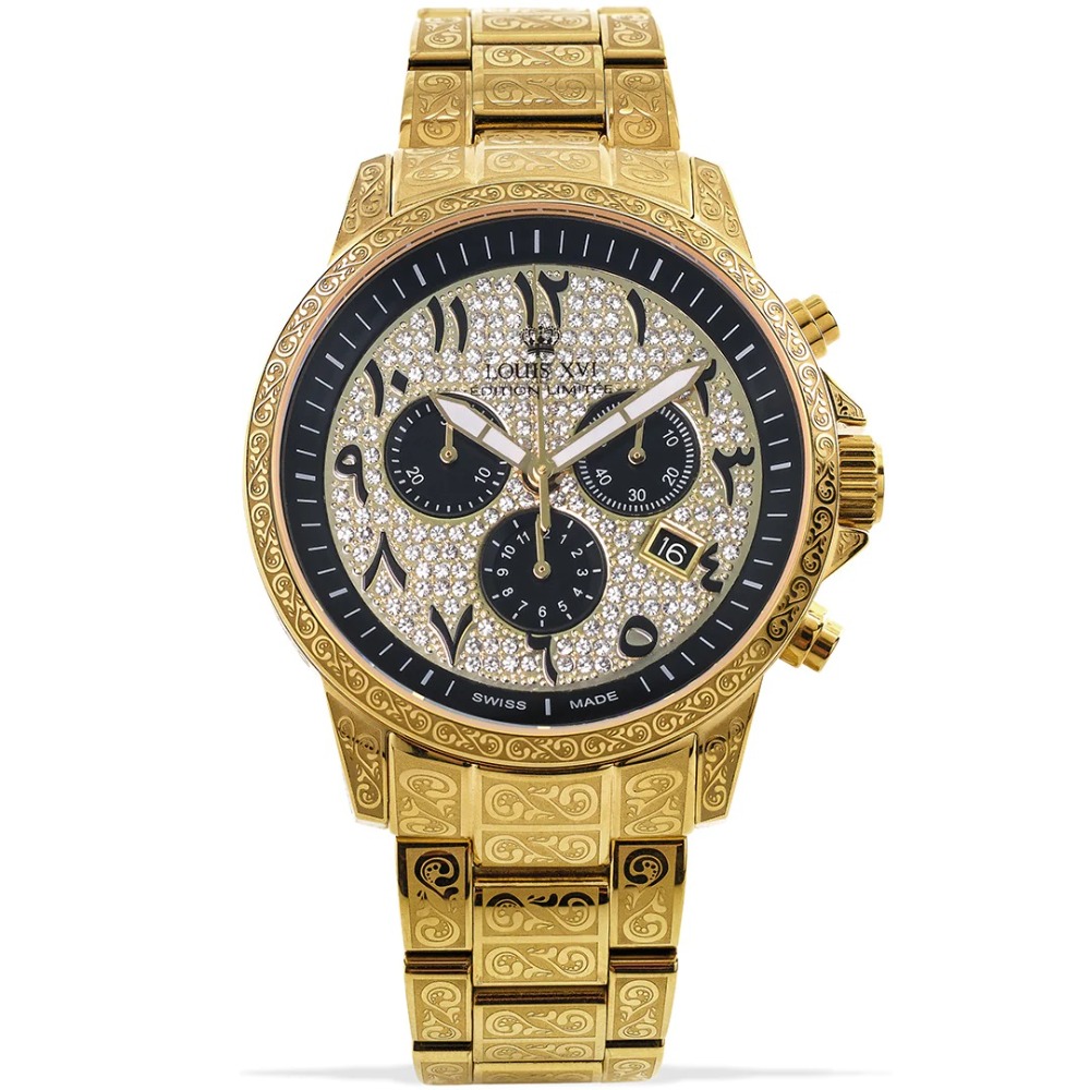 Louis XVI LXVI1096 Palais Royale Arabic Chronograph 43mm