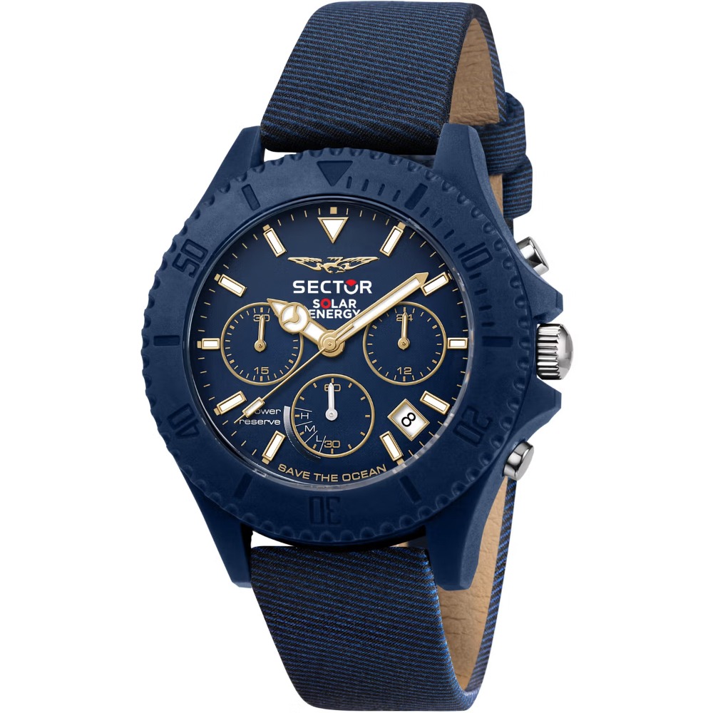 Sector R3271739001 Save The Ocean Chrono 44 mm