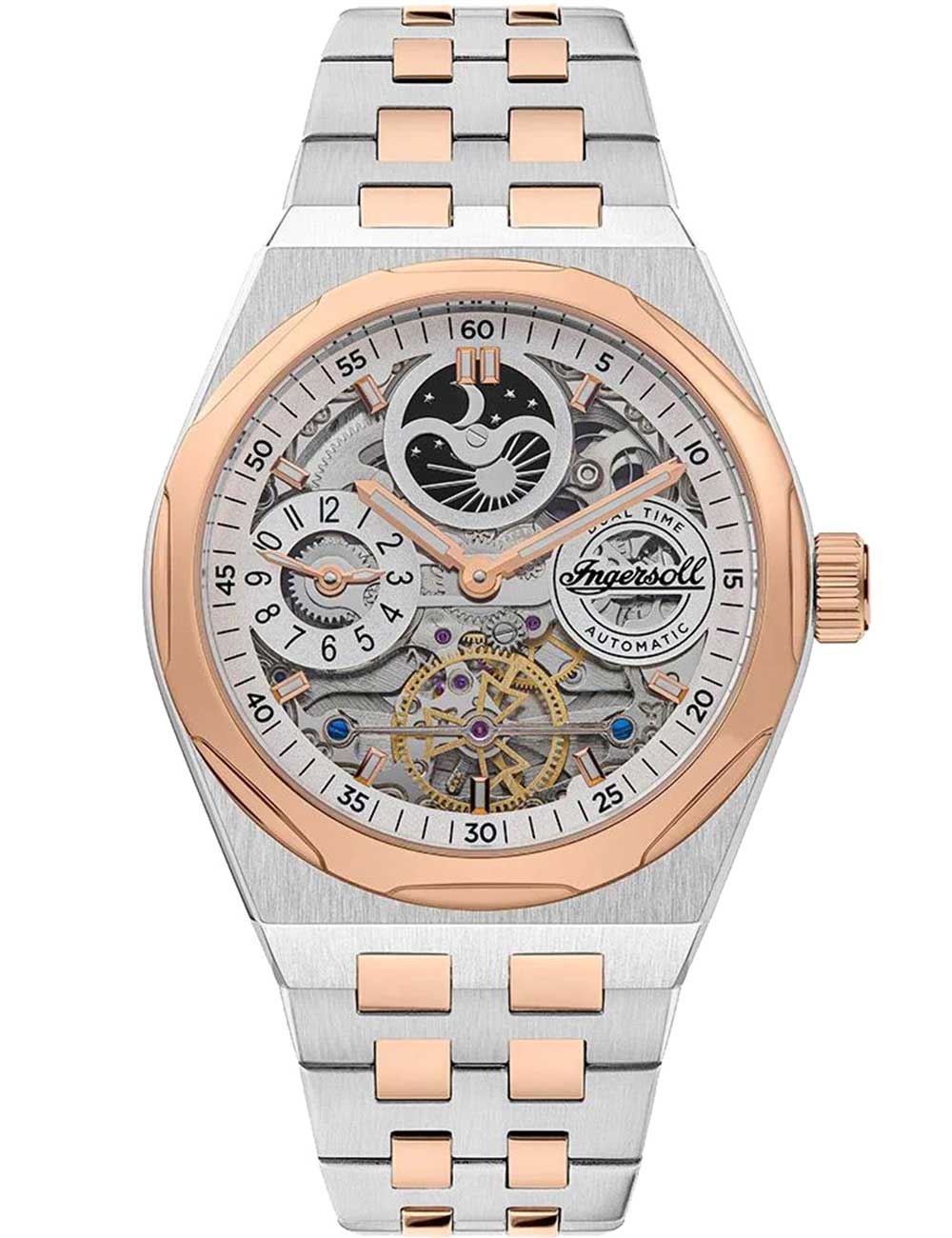 Ingersoll I12906 The Broadway Dual Time Automatic 43mm