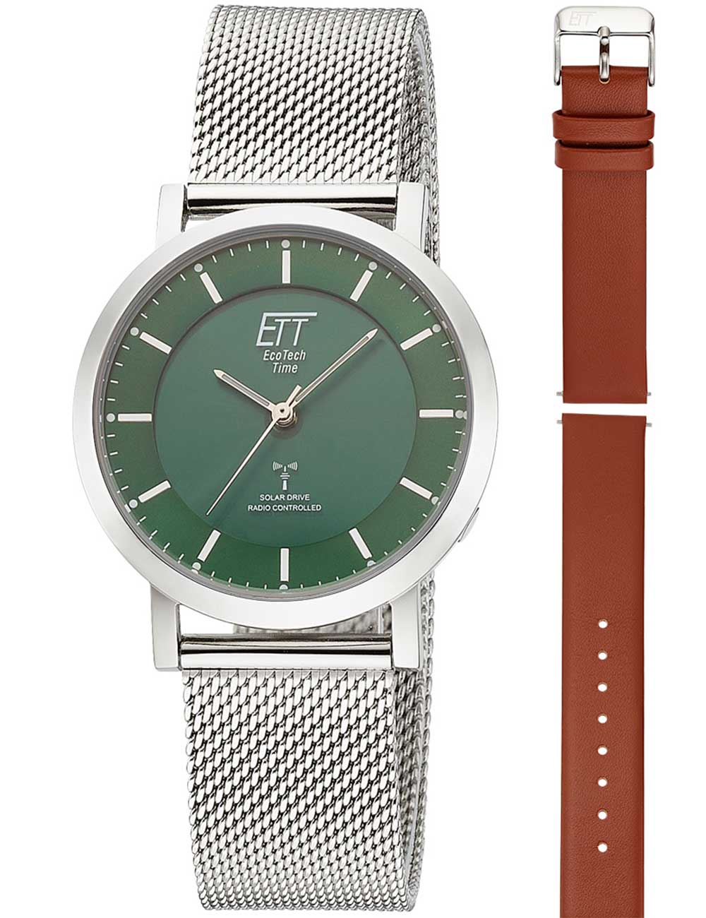 ETT Eco Tech Time ELS-11618-81MS Atacama Solar Radio Controlled 36mm 5ATM