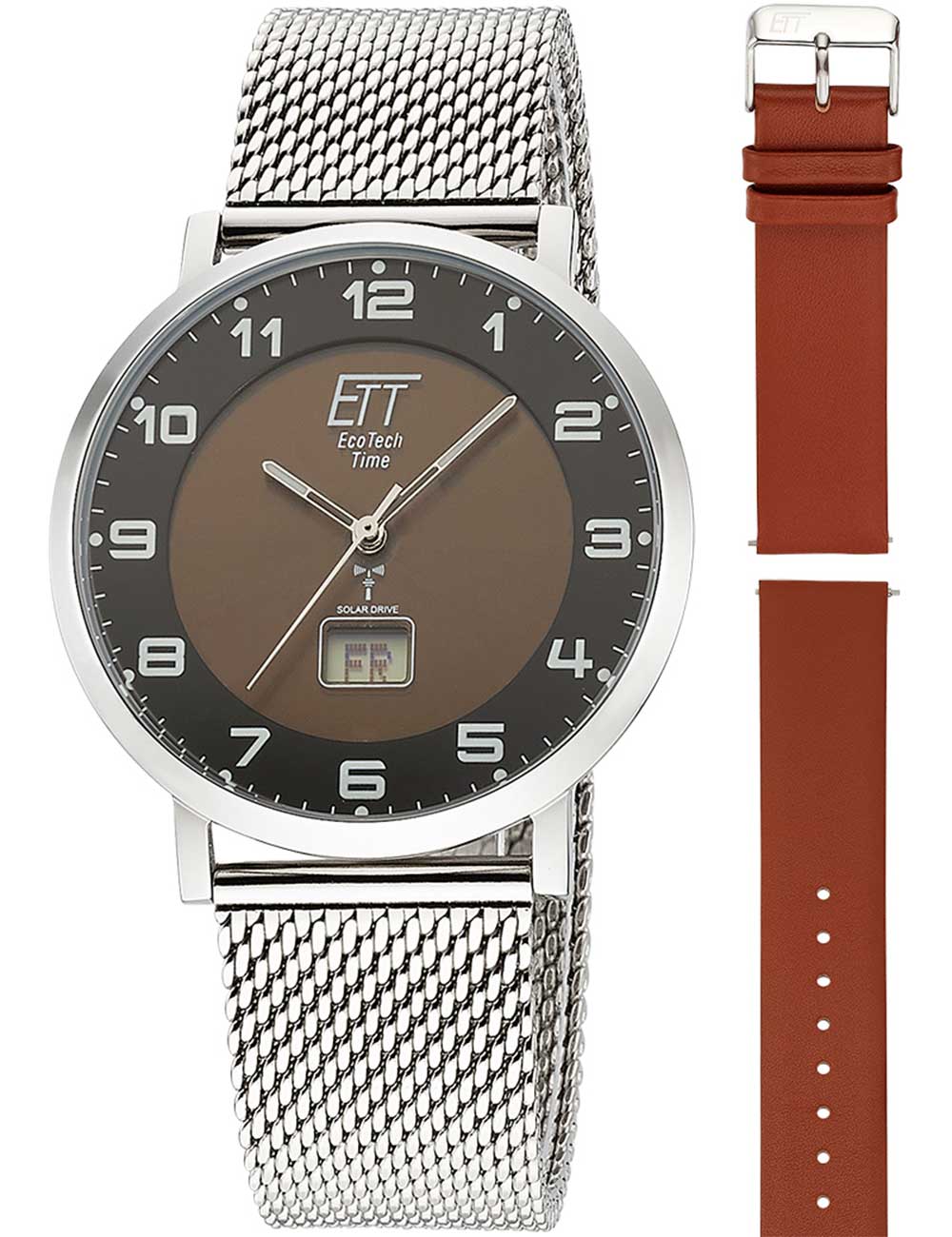 ETT Eco Tech Time EGS-11624-22MS Atacama Solar Radio Controlled 40mm 5ATM