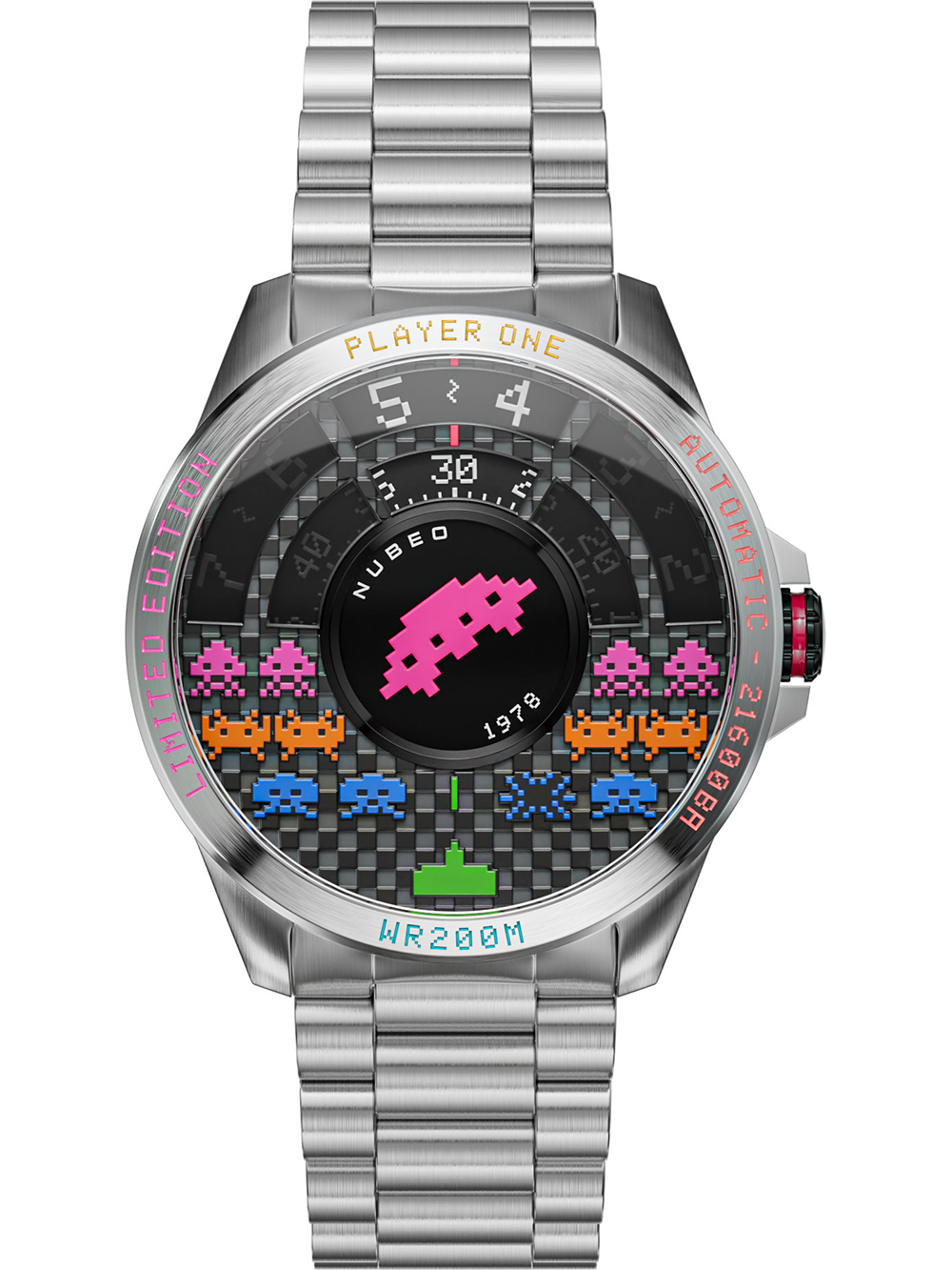 Nubeo NB-6082-SI-11 Quasar Automatic Limited 48mm 20ATM