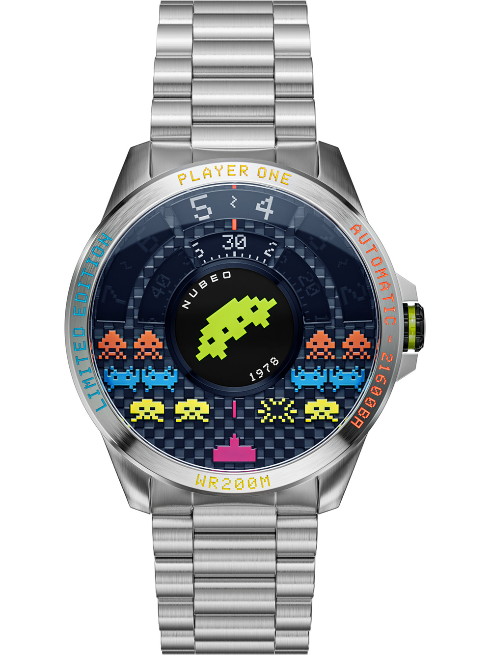 Nubeo NB-6082-SI-22 Quasar Automatic Limited 48mm 20ATM