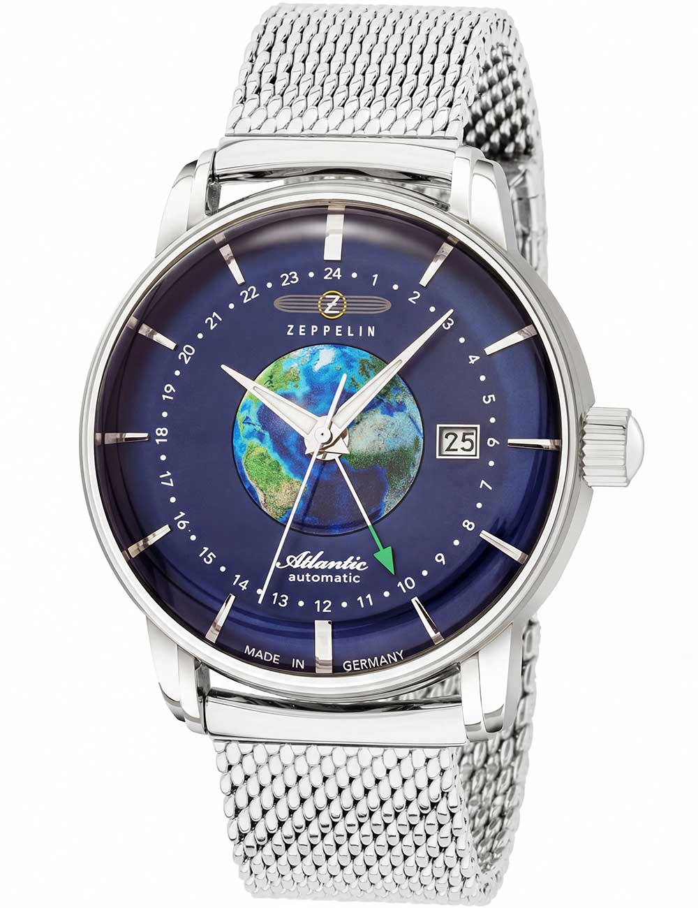 Zeppelin 8468M3 Atlantik GMT Automatic 42mm 5ATM