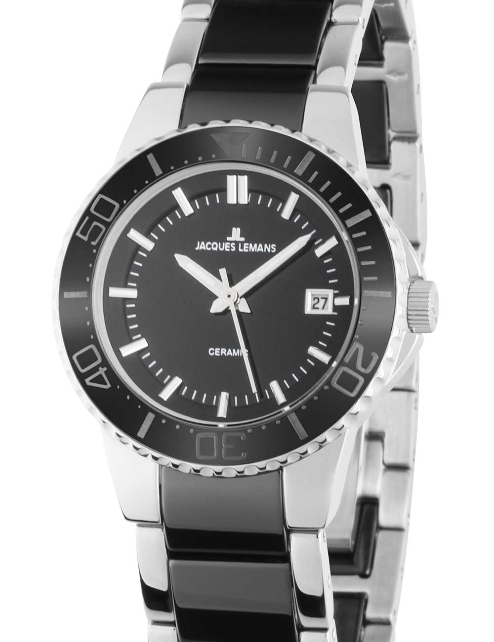 Jacques Lemans 1-2165A Colmar Ceramic Ladies 31mm 10ATM