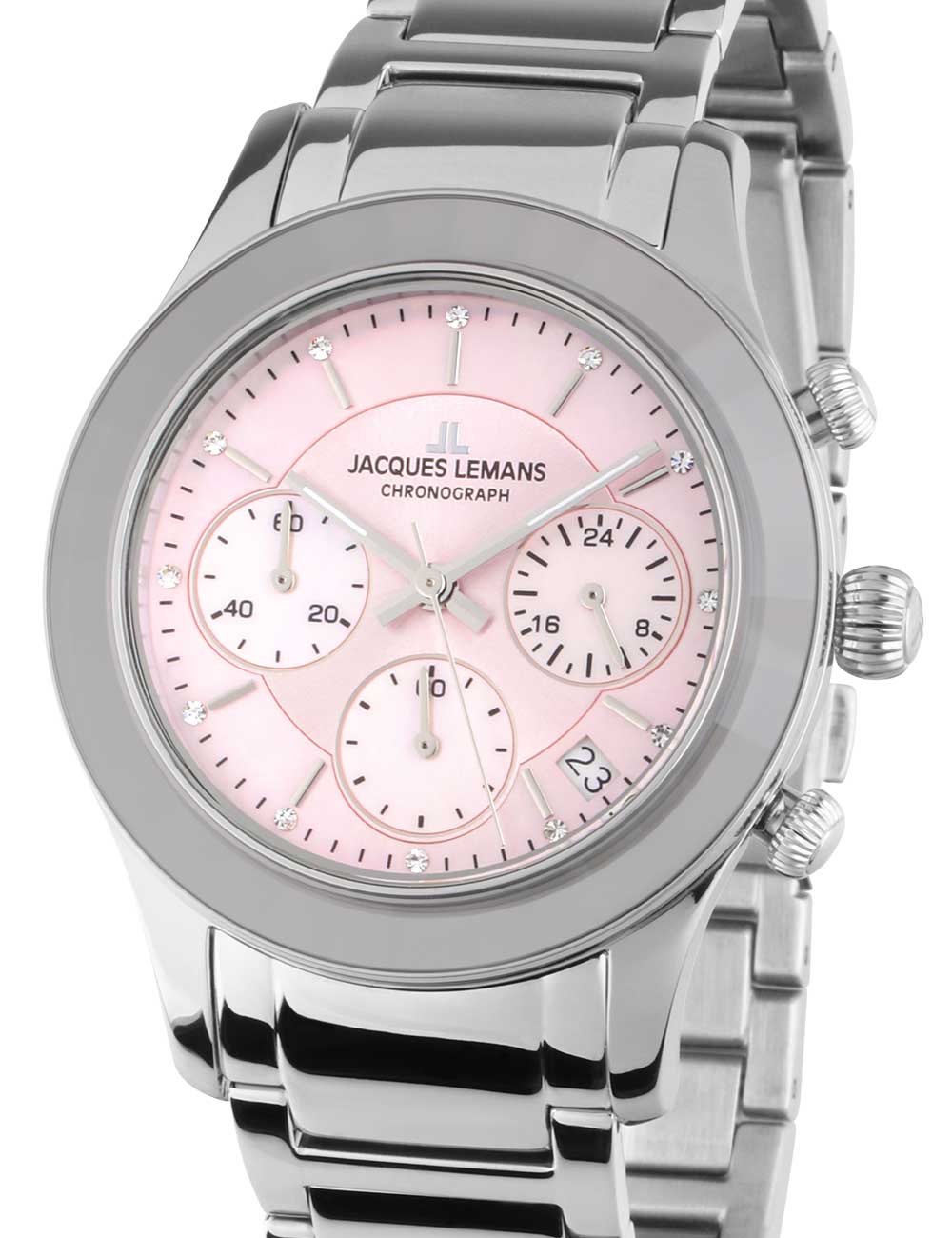 Jacques Lemans 1-2151L Venice Ladies Chrono 38mm 5ATM