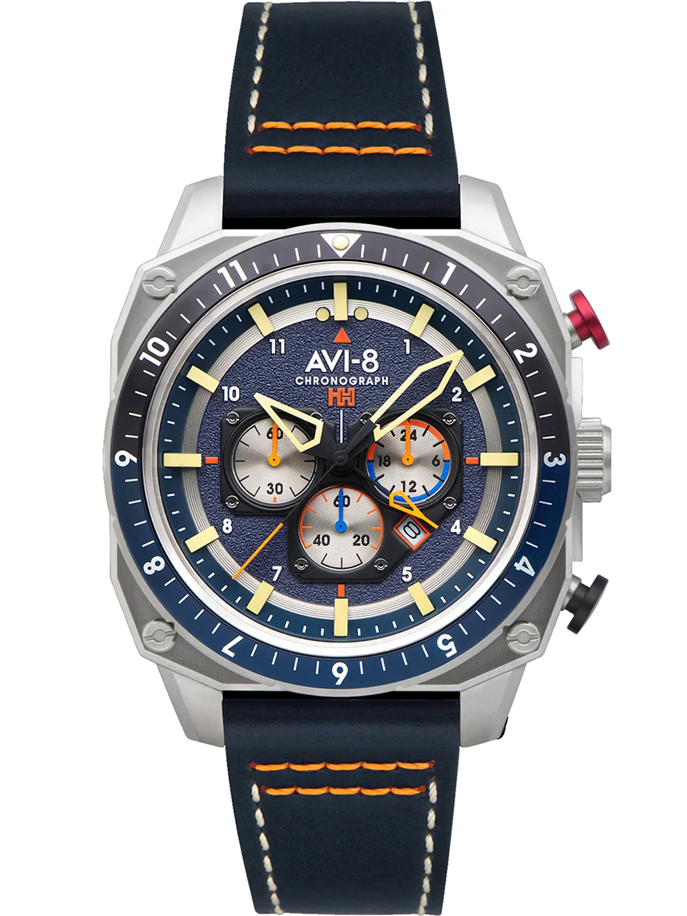 AVI-8 AV-4100-02 Hawker Hunter Dual Time Chronograph 43mm 5ATM