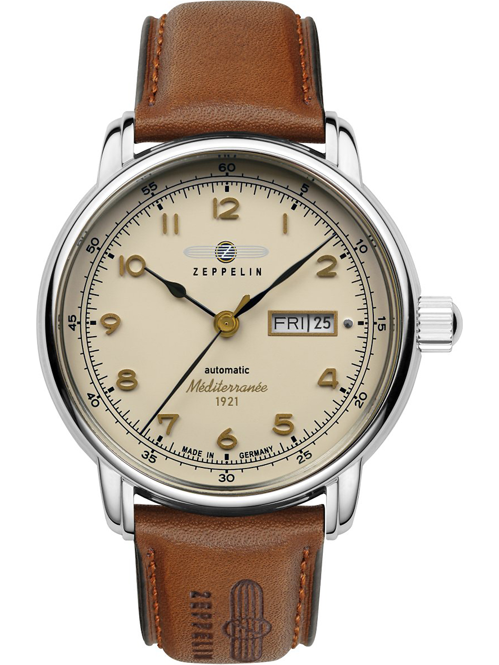 Zeppelin 96645 Méditerranée Day-Date Automatic 40mm 5ATM