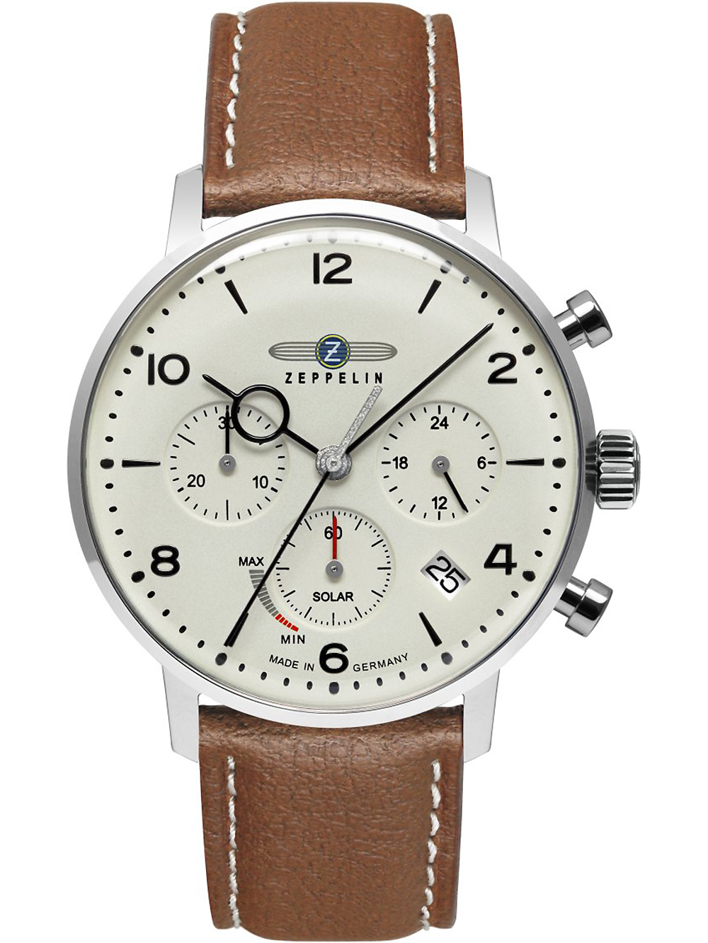 Zeppelin 80865n LZ-129 Hindenburg Solar-Chronograph 41mm 5ATM