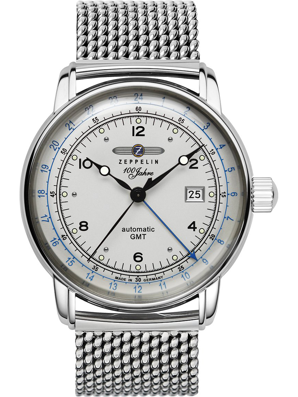 Zeppelin 8666M1 100 Years Zeppelin ED.1 Automatic GMT 42mm 5ATM