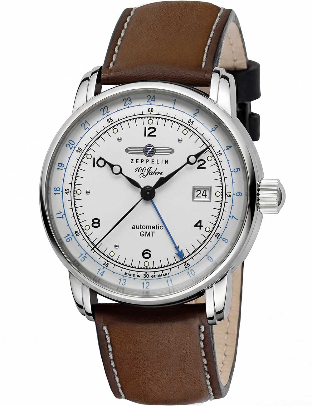 Zeppelin 86661 100 Years Zeppelin ED.1 Automatic GMT 42mm 5ATM