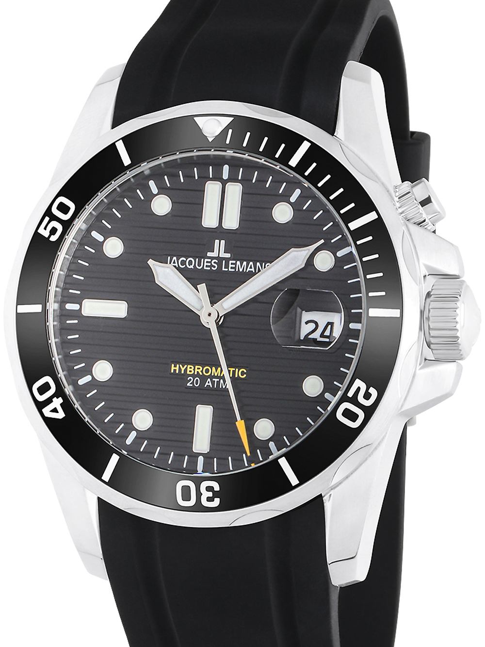 Jacques Lemans 1-2170A Hybromatic Diver 41mm 20ATM