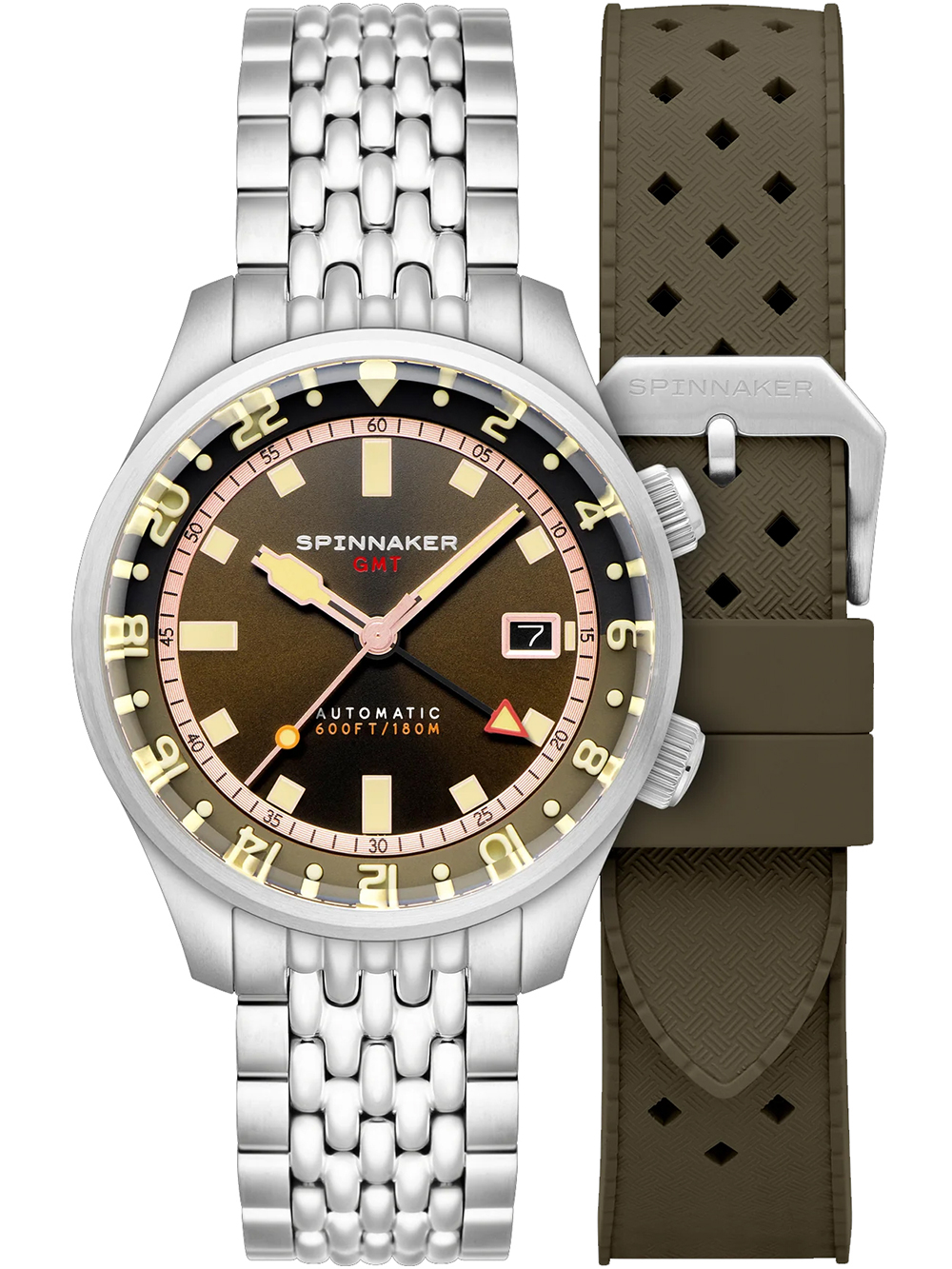 Spinnaker SP-5121-22 Bradner GMT Automatic 42mm 18ATM