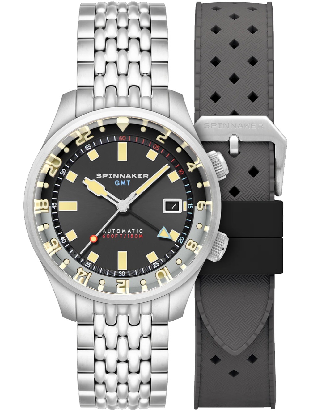 Spinnaker SP-5121-33 Bradner GMT Automatic 42mm 18ATM