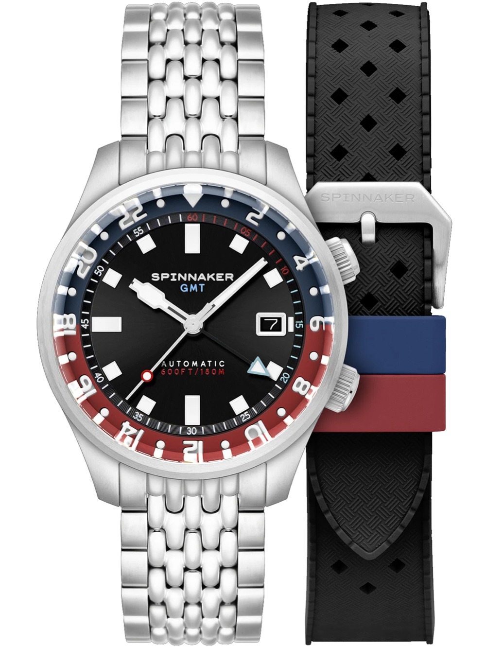 Spinnaker SP-5121-55 Bradner GMT Automatic 42mm 18ATM
