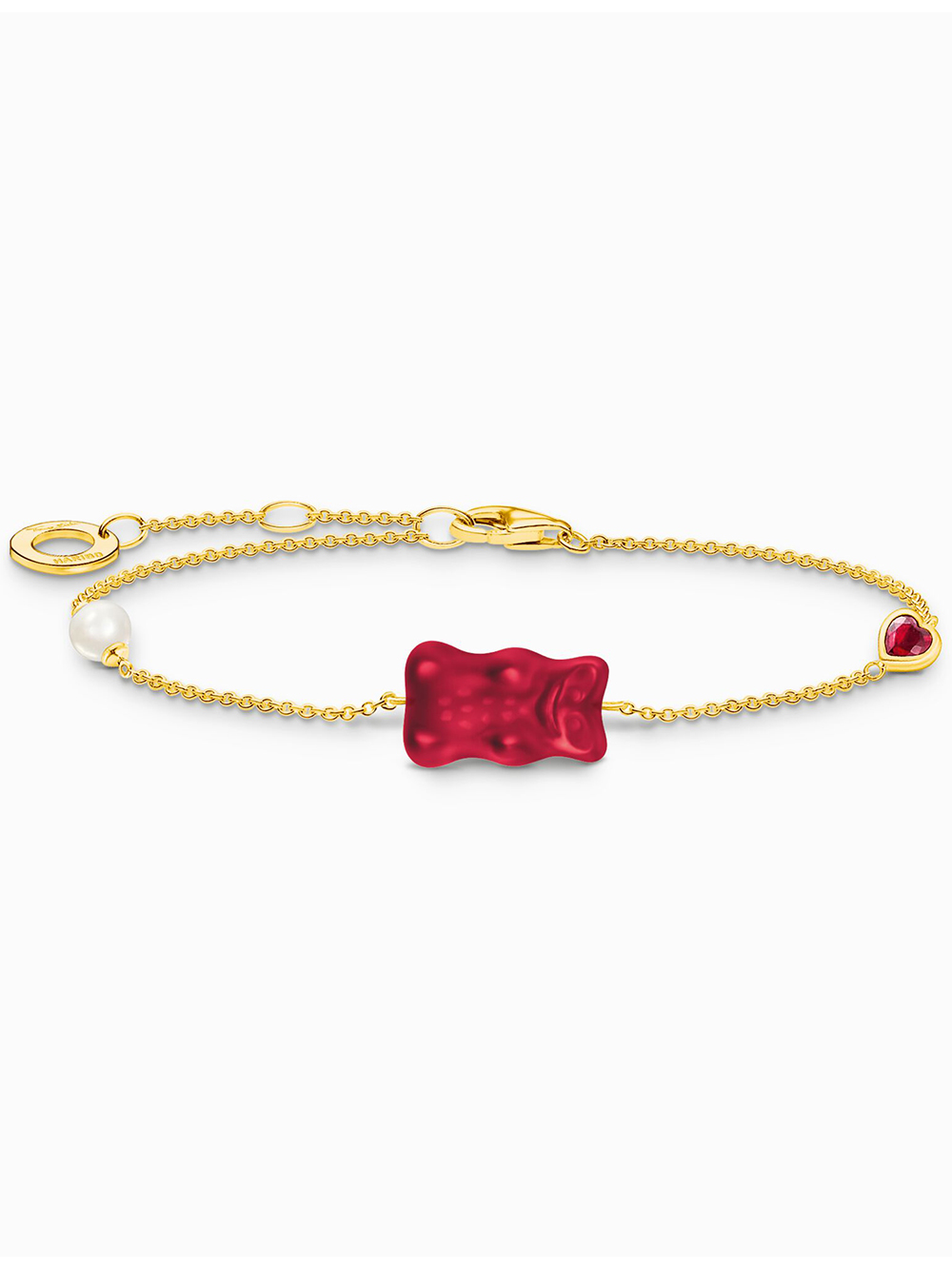Thomas Sabo A2151-430-10-L19V náramek Haribo s perlou a kamínkem