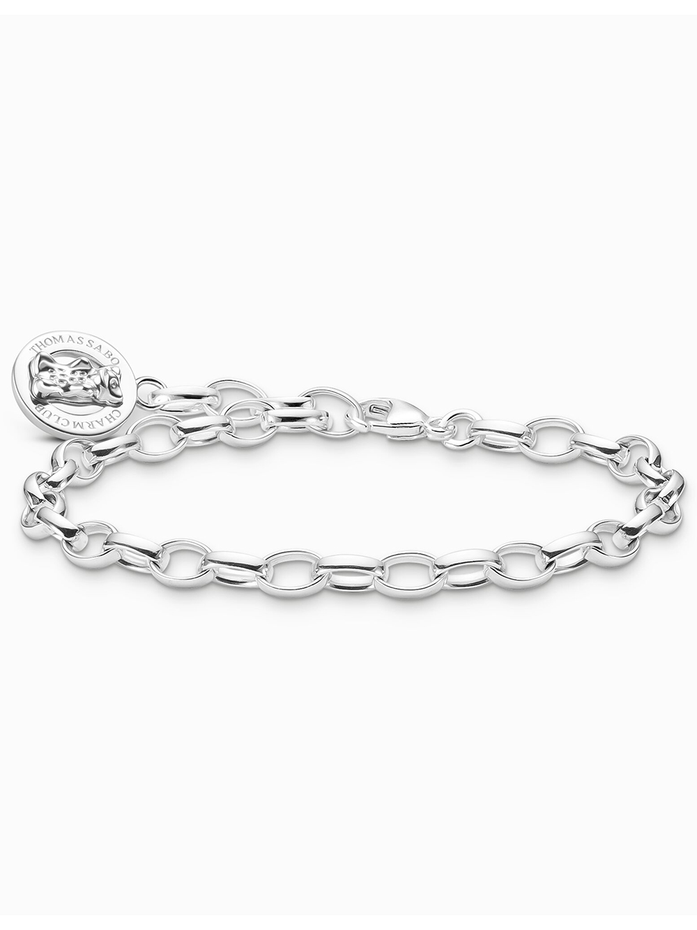 Thomas Sabo X0291-001-21-L19 Silver náramek náramek with Goldbears logo ring